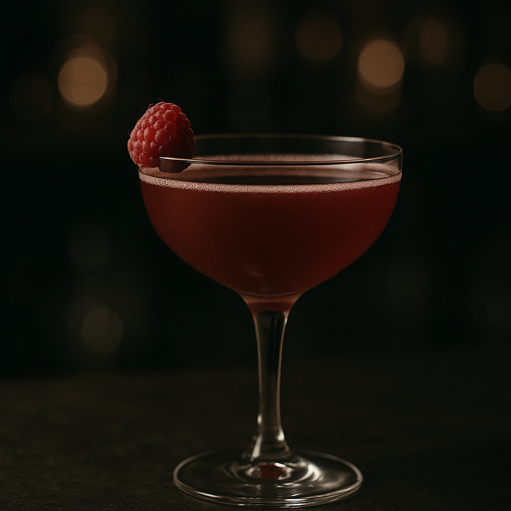 AI-generated image of Raspberry Shrub